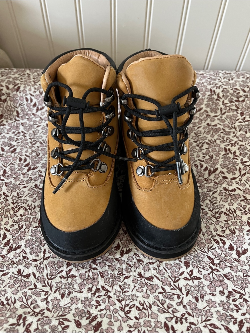 Liewood Lucien Lace-up Boots | Caramel